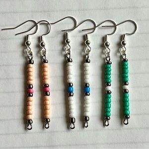 Handmade Seed Bead Earrings